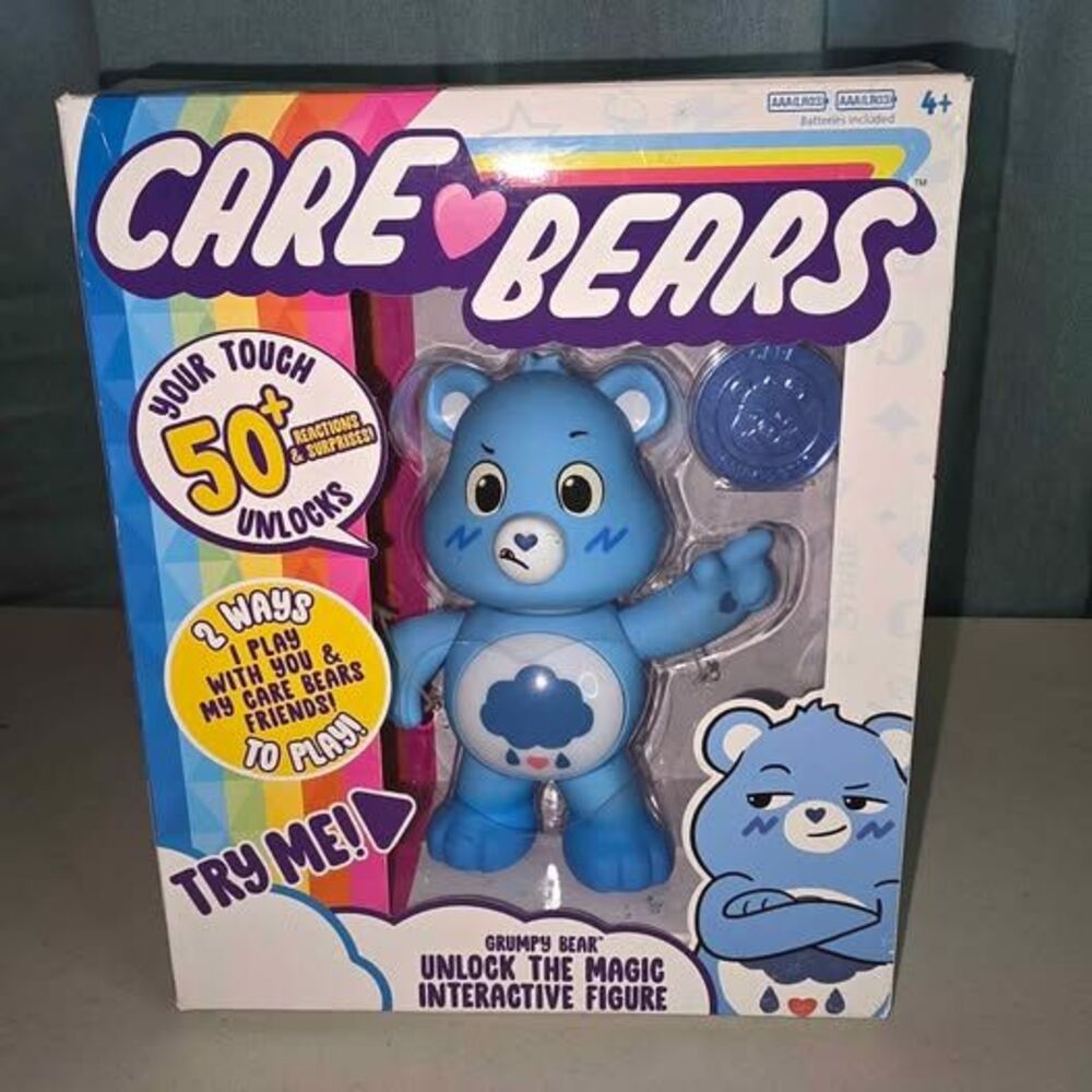 NEW Grumpy Bear Interactive Care Bear Figure